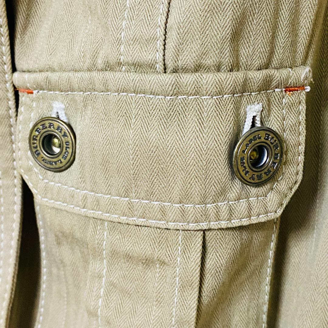 バーバリー BURBERRY BLUE LABEL ミリタリージャケット