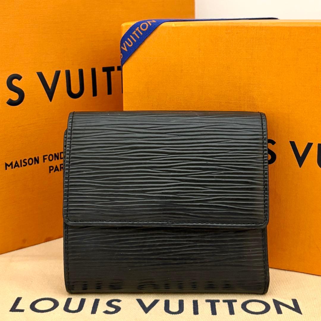 【美品】ルイヴィトン Wホック エピ ポルトモネ ビエ カルト クレディ 財布
