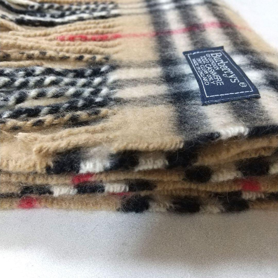 訳有り美品❢　BURBERRY　ノバチェック　カシミア100%　マフラー