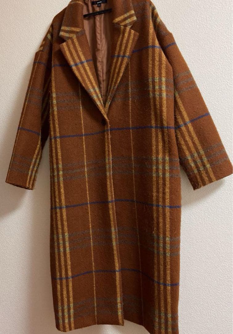 OSMOSIS チェックスライバーチェスターコート ¥17,380