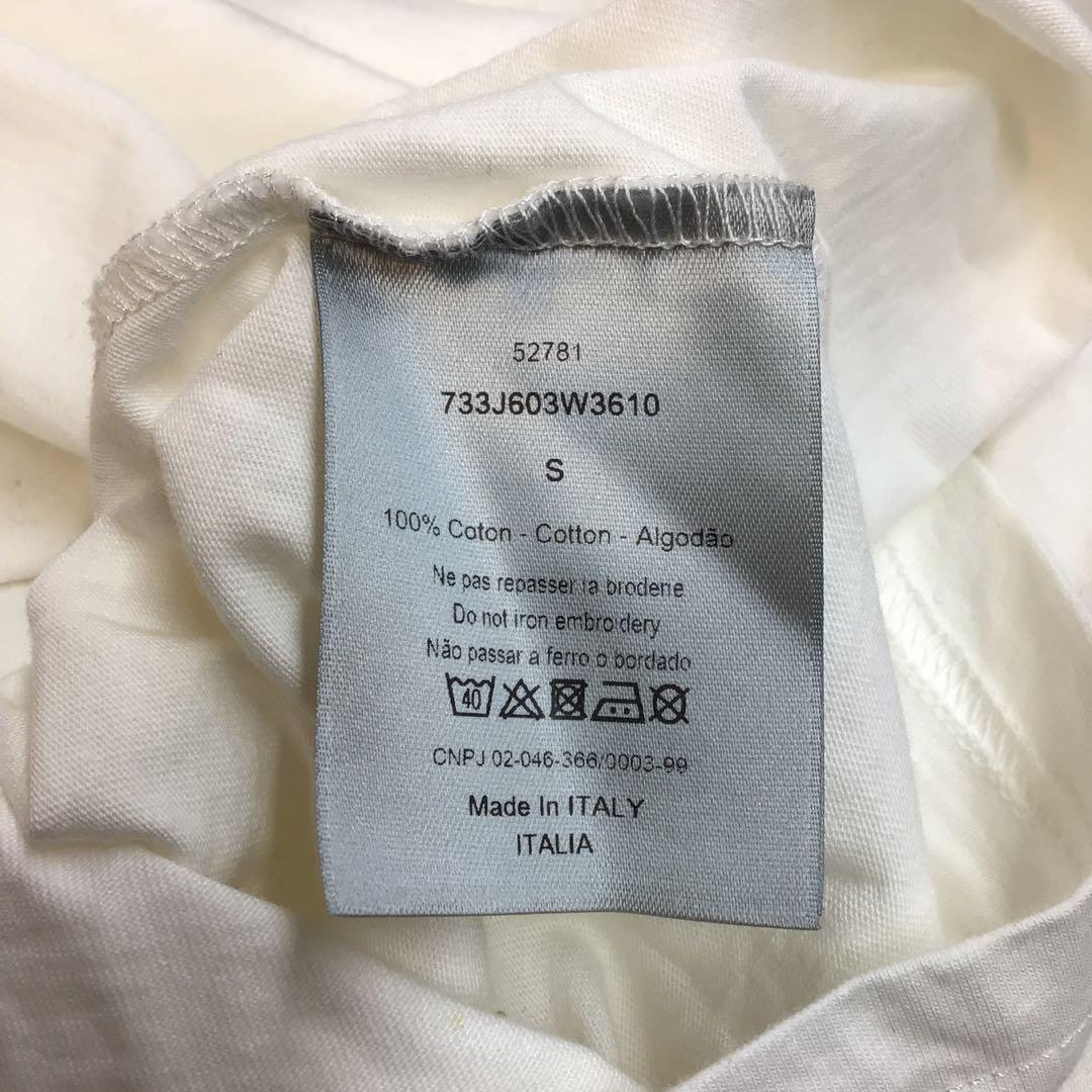 Dior Homme ディオールオム Tシャツ ホワイト Sサイズ USED