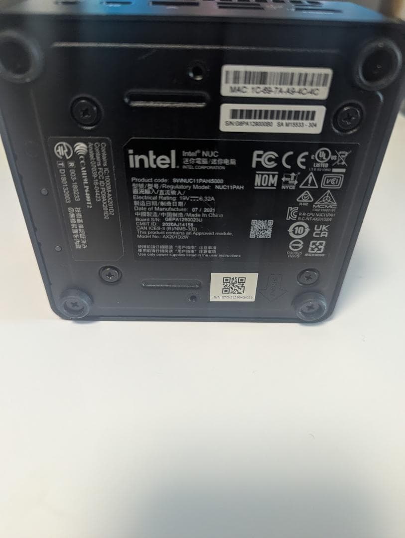【✨美品✨】Intel NUC11PAHi5000 完成品
