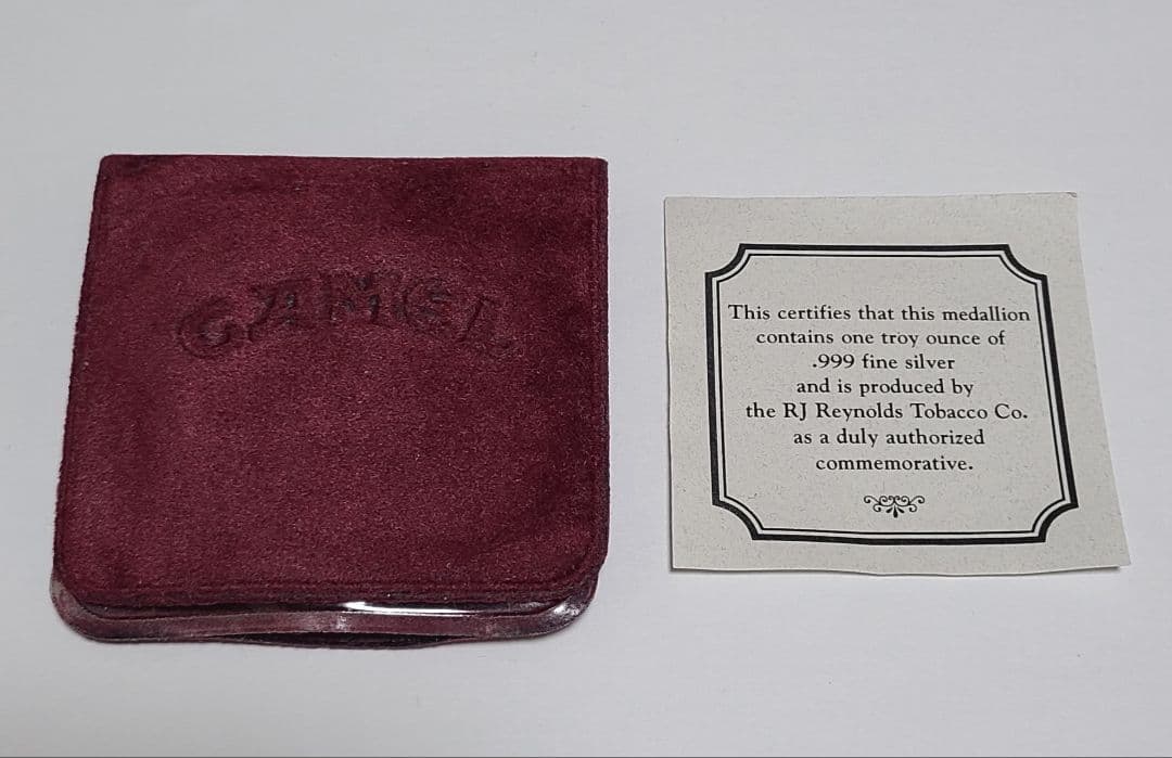 レア！ ジョー・キャメル 銀メダル 80周年 発売記念 CAMEL  銀貨