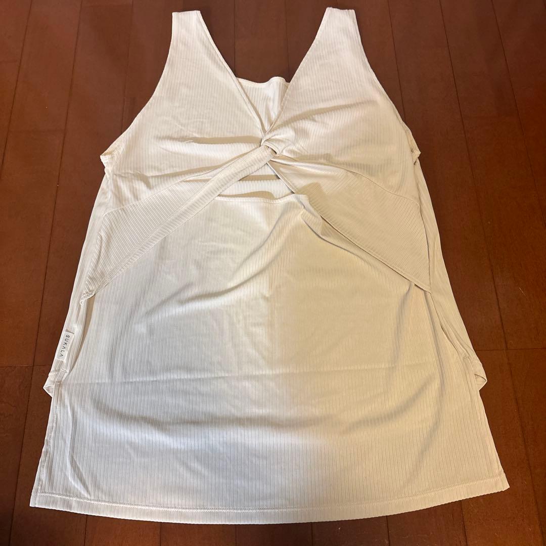 【Web限定品・SUKALA】　タンクトップ　ホワイト