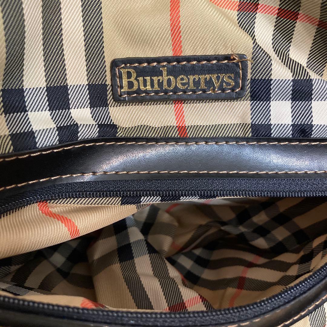 Burberrys ブラックボストンバッグ