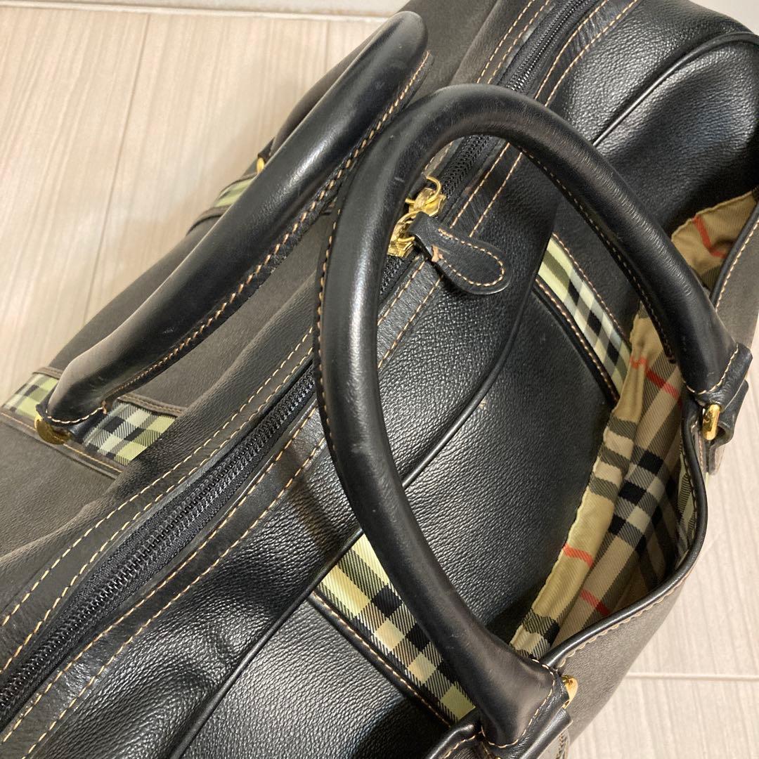 Burberrys ブラックボストンバッグ