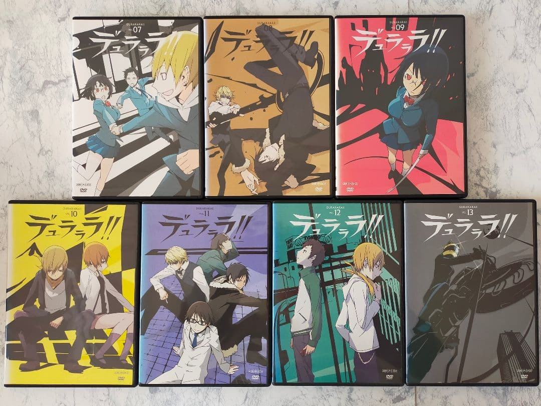 DVD　デュラララ!!　全31巻　ケース無し