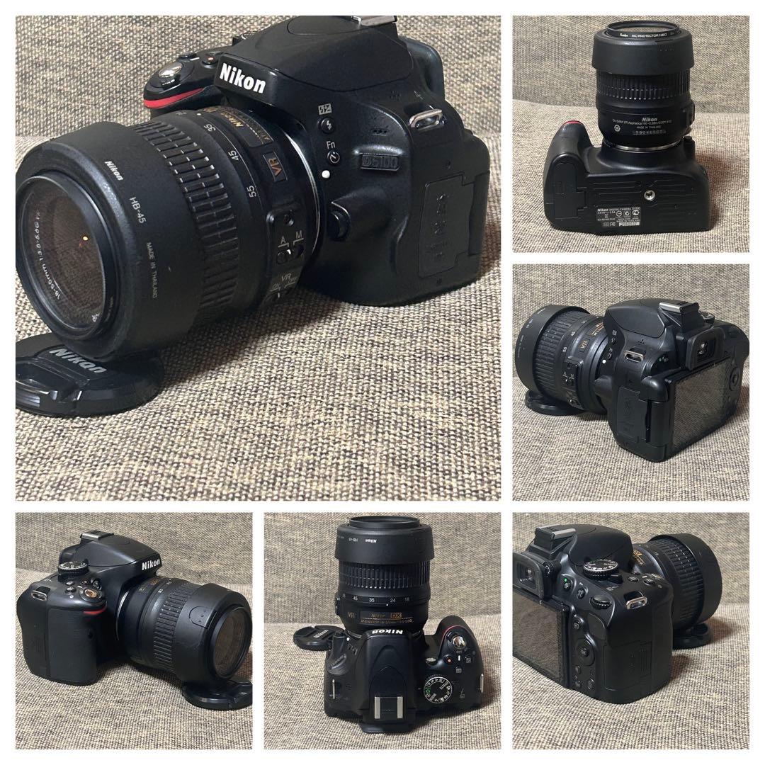 【稼働品】Nikon D5100 レンズキット　シャッター回数 5218