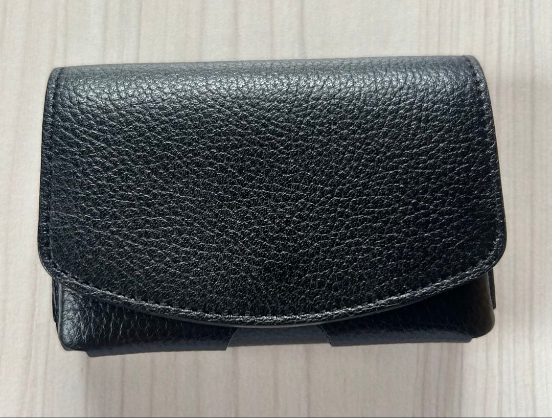 Maison Sbond ブラック 三つ折り財布　左きき用