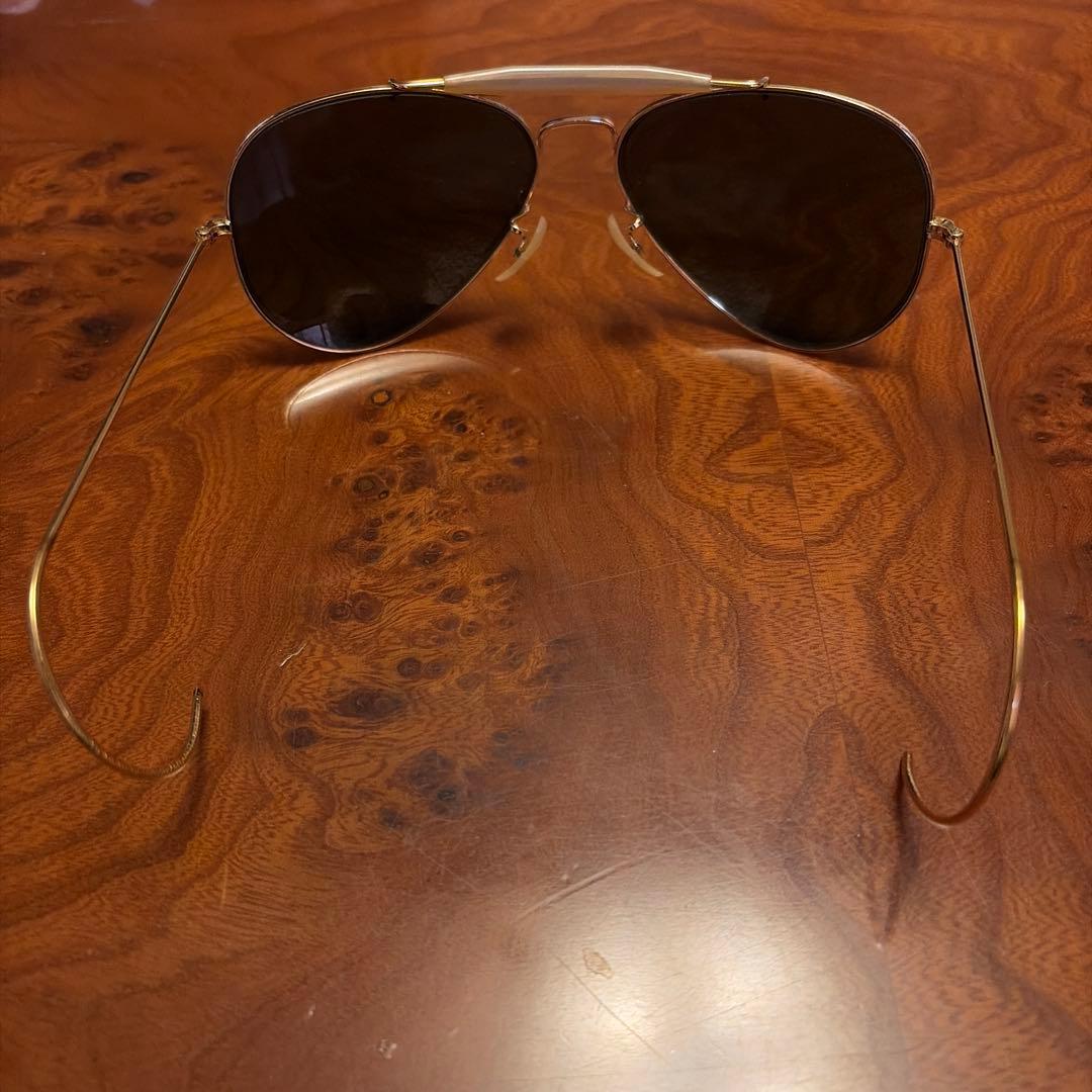 B&L Ray-Banティアドロップ　サングラス USA ゴールド　58◻︎14