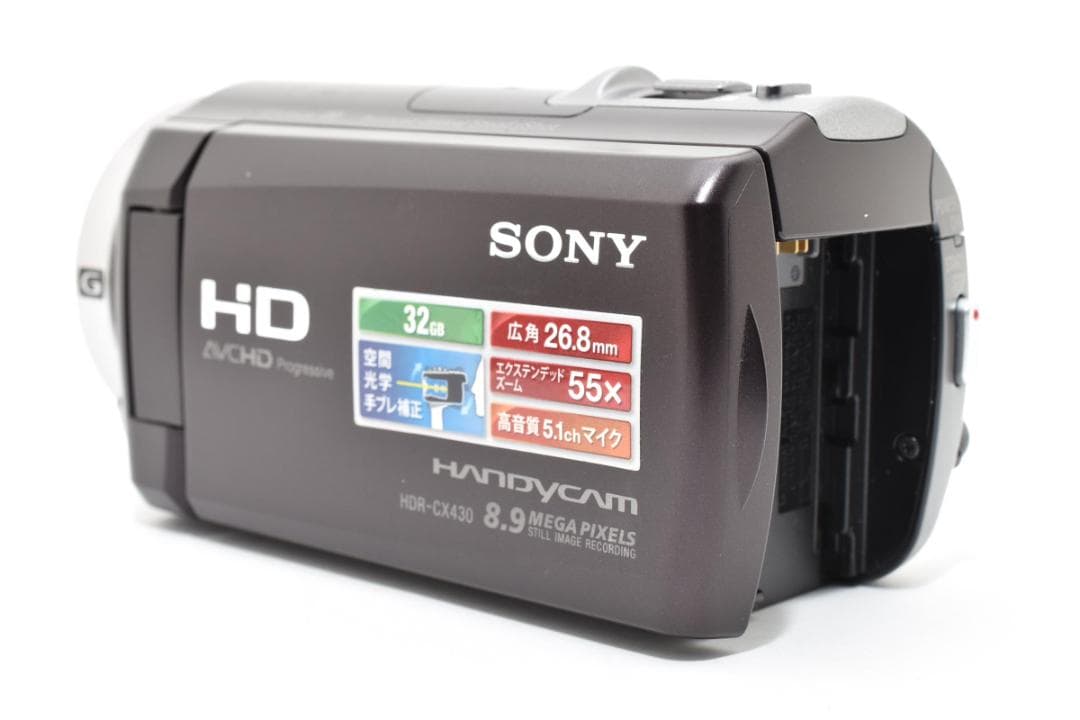 良品）Sony HDR-CX430Vビデオカメラ 動作確認済#2542
