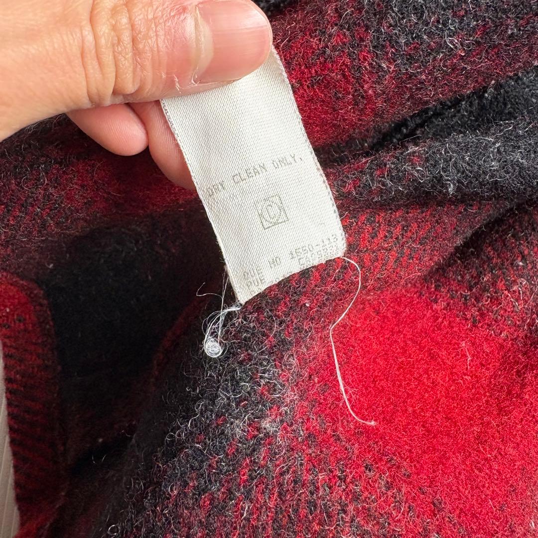 【美品】90s WOOLRICH シャドーチェック オンブレ ウール ジャケット