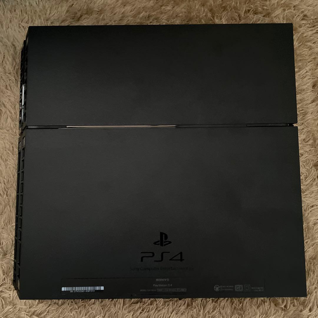 PlayStation ps4 プレステ4 黒 ブラック 本体 2 ソフト付