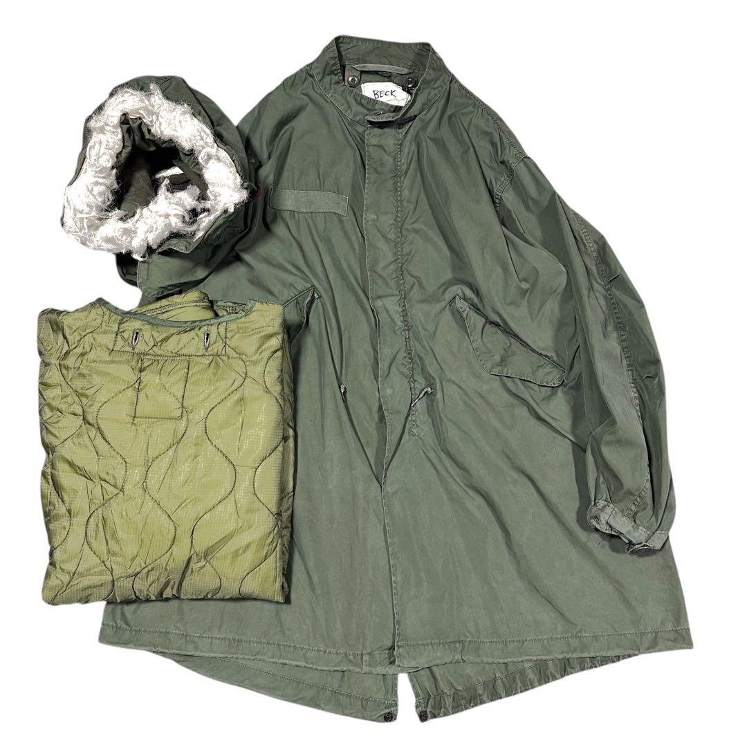 【フルセット！】実物 US ARMY M-65 FISH TAIL PARKA