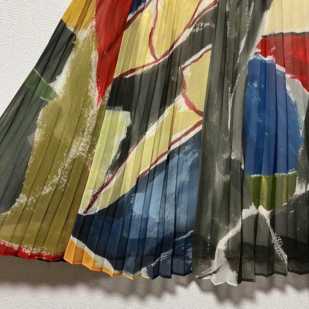 【Ameri】MY DEAR SHEER PLEATS SKIRT