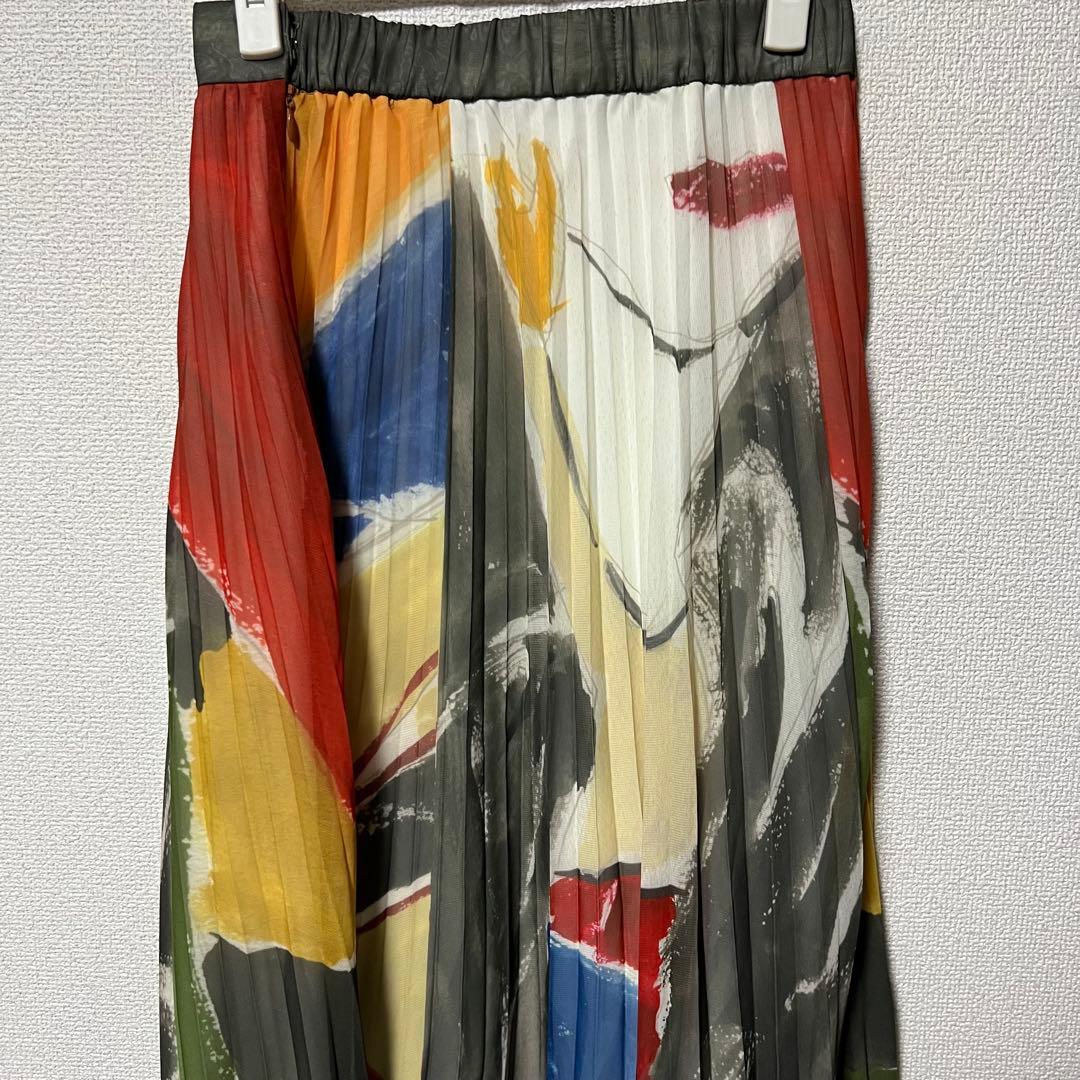 【Ameri】MY DEAR SHEER PLEATS SKIRT