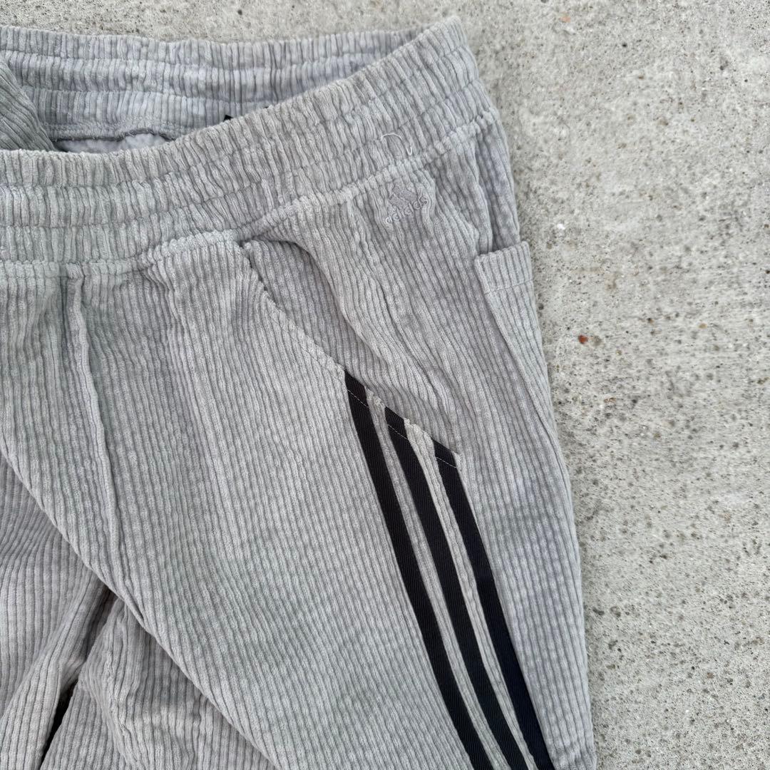 adidas アディダス IVYPARK コーデュロイパンツ グレー XL 太畝