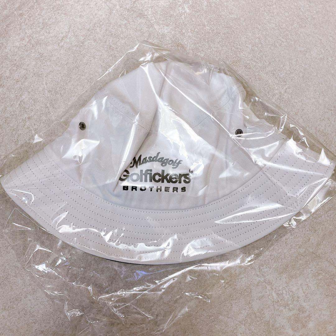 Golfickers ゴルフィッカーズ BUCKET HAT バケハ 帽子 白