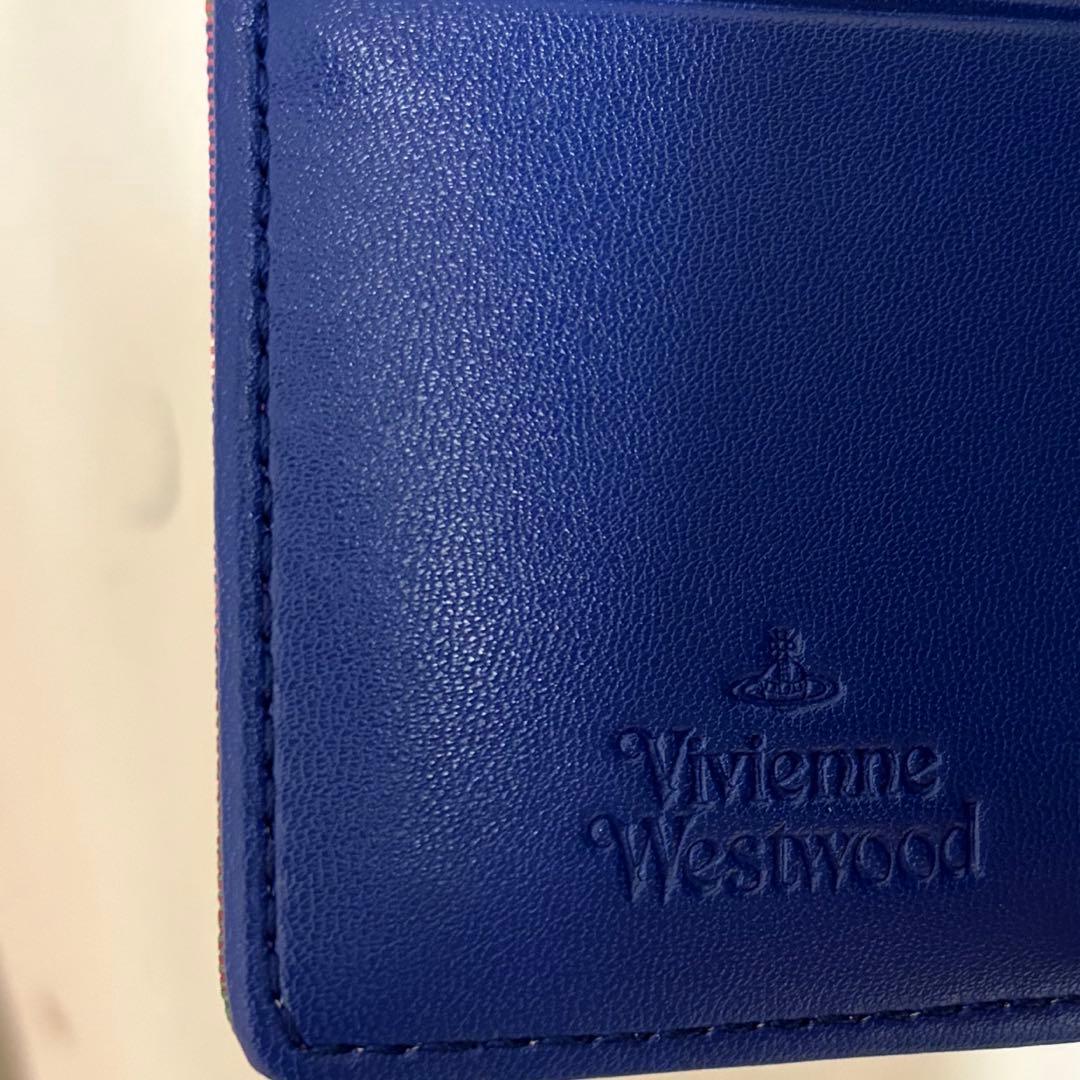 【新品】 Vivienne Westwood タータンチェック 三つ折り財布