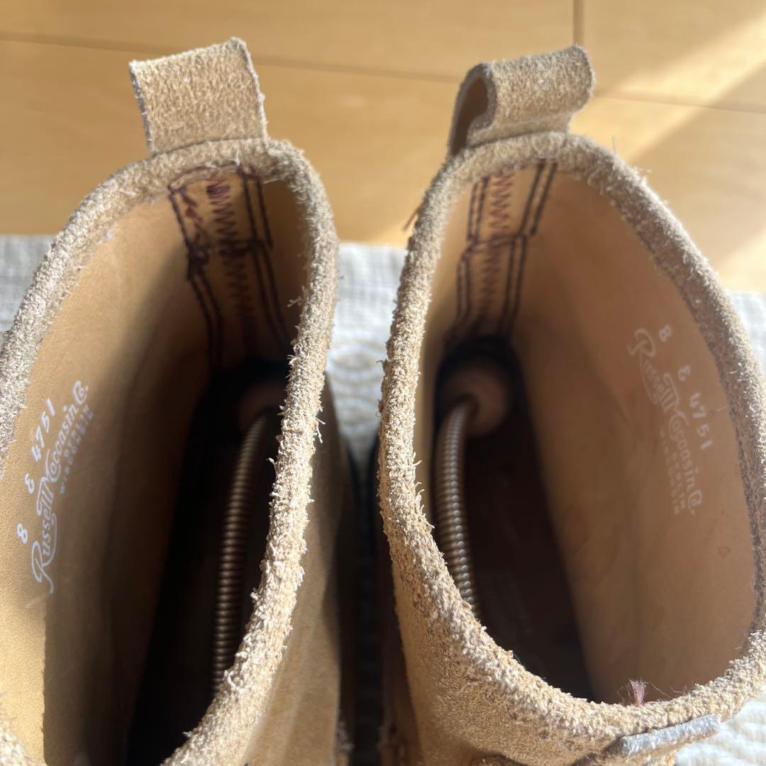 RUSSELL MOCCASIN ノックアバウト ショートブーツ size8