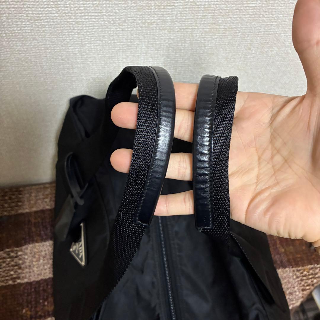PRADA プラダ 黒 ナイロン ボストンバッグ