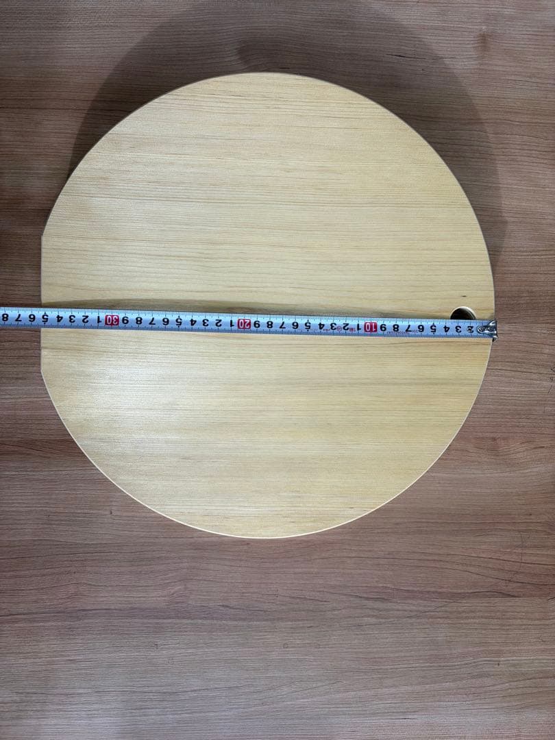 青森ひば まな板 丸型 36cm 厚み30mm 無塗装 かんな仕上げ 新品