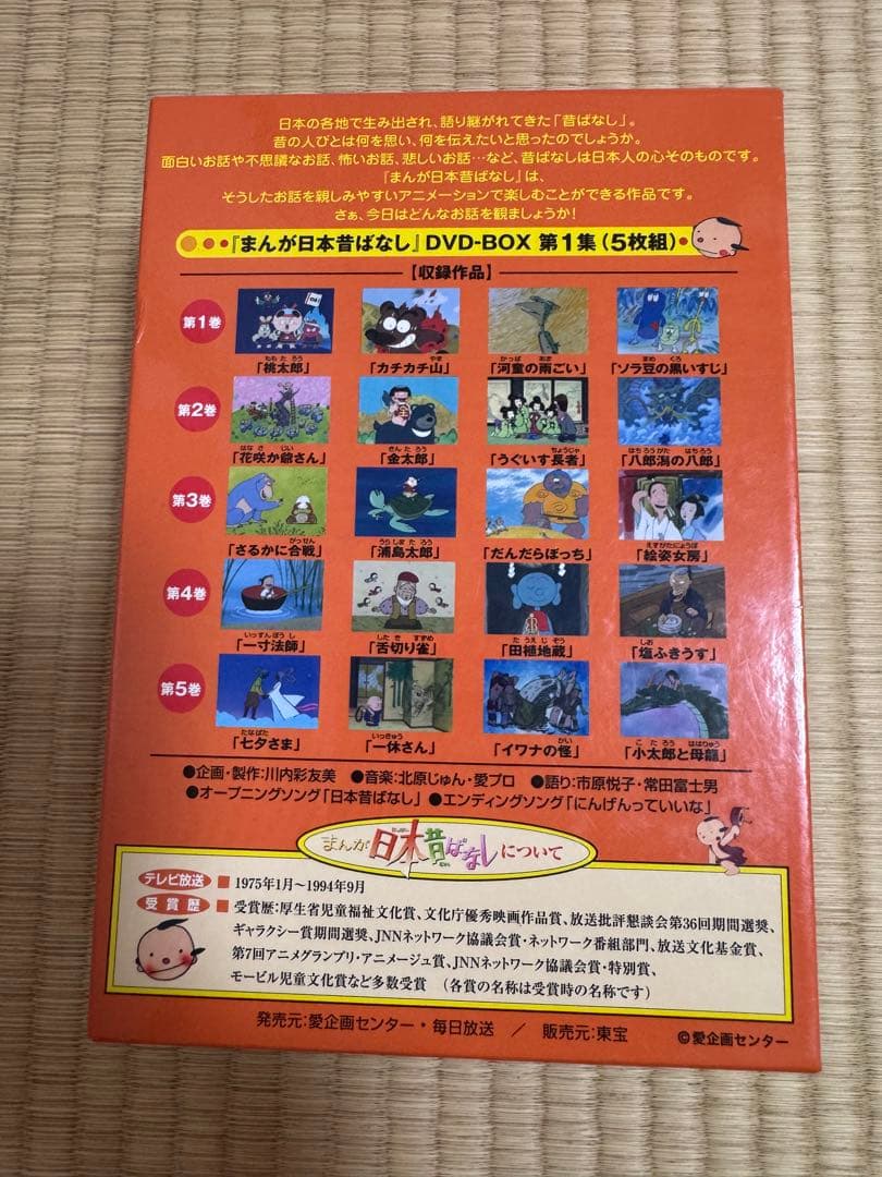 まんが日本昔ばなし DVDボックス 全20巻