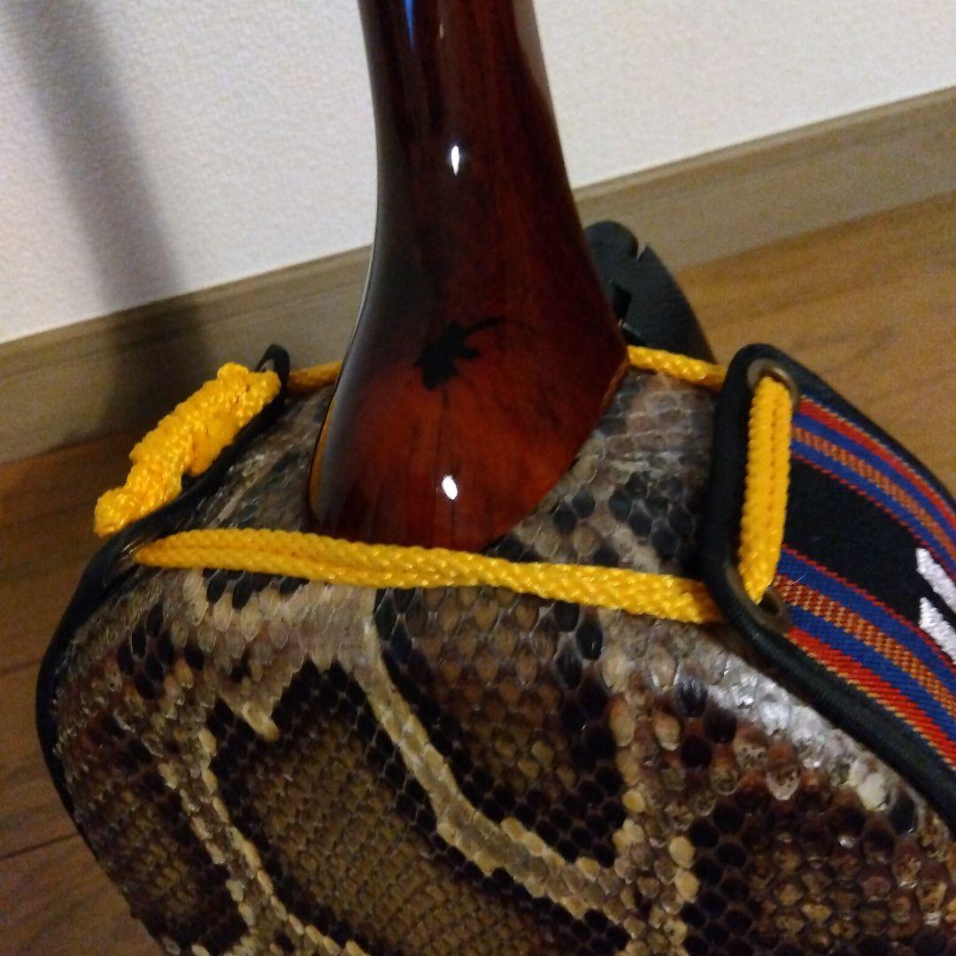 マイケル　三線 本体 　真壁型　八重山くるち　本皮