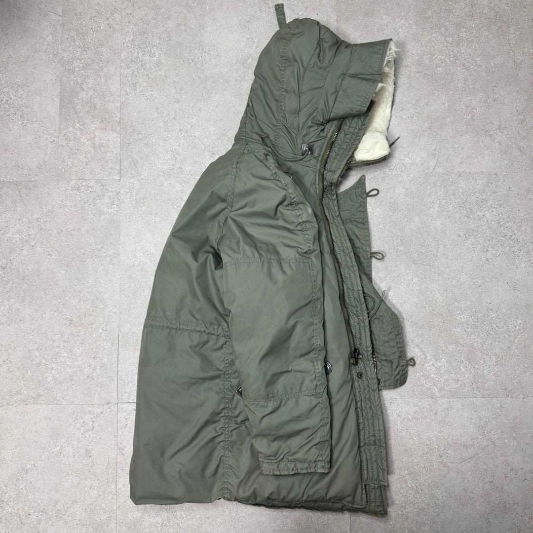 希少サイズ XXS 80s 米軍 官給品 N-3B セージグリーン ユニセックス