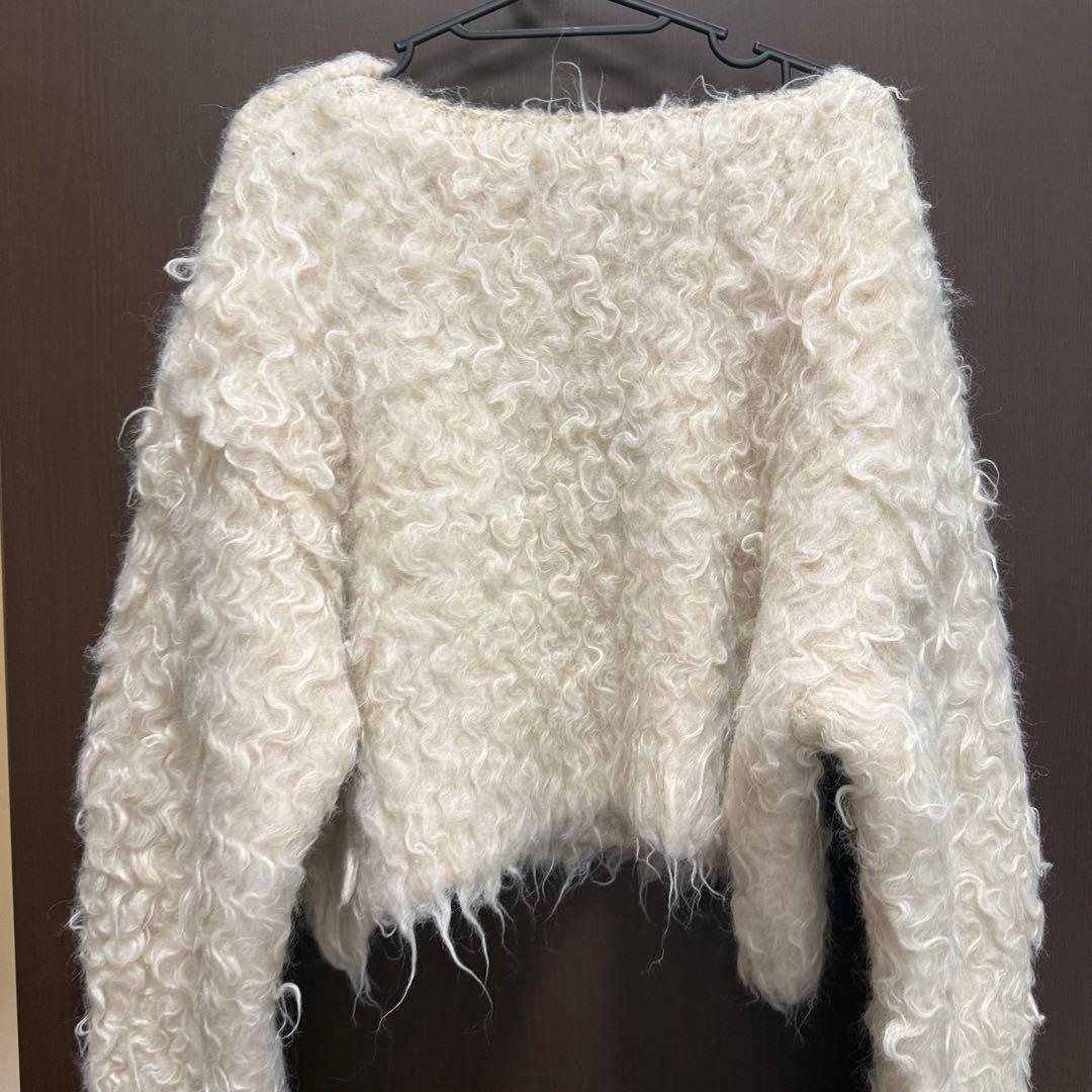 Madison de dolceメゾンドドルチェ　wavy cardigan