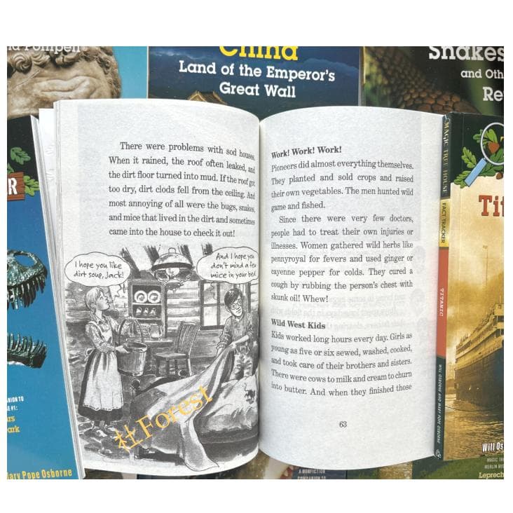 Magic Tree House Fact Tracker 絵本44冊 音源付