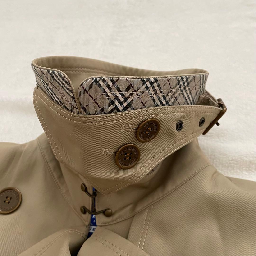 美品 BURBERRY BLUE LABEL トレンチコート ノバチェック 38