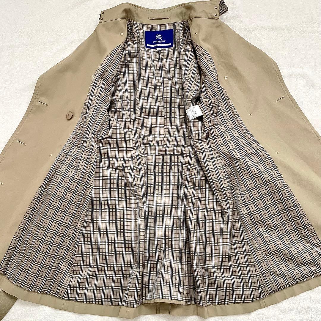 美品 BURBERRY BLUE LABEL トレンチコート ノバチェック 38