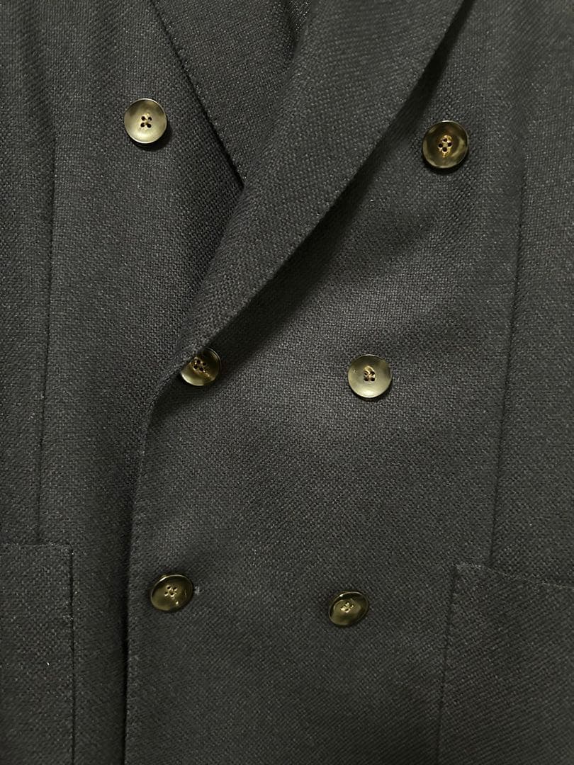 【LARDINI】ダブルジャケット ネイビー46