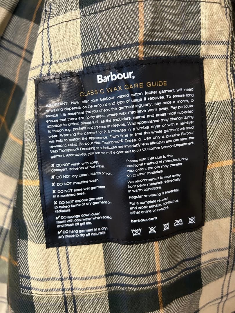 Barbour ビューフォート オーバーサイズ セージ サイズ40 オイル