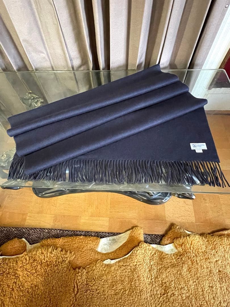 美品　Johnstons of Elgin 大判ストール
