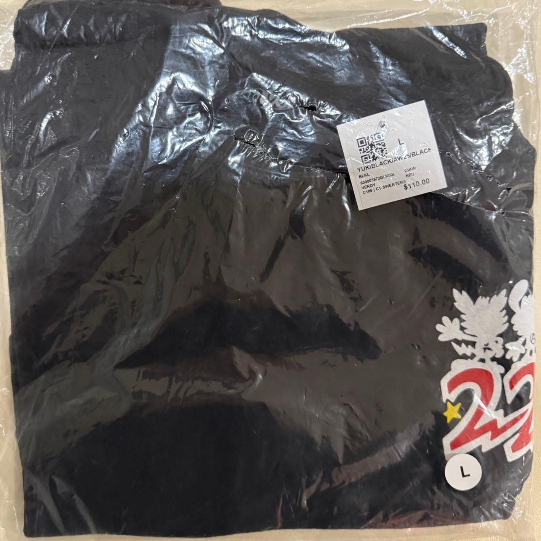 【新品】VERDY x YUKI TSUNODA Tee 黒 角田裕毅 L