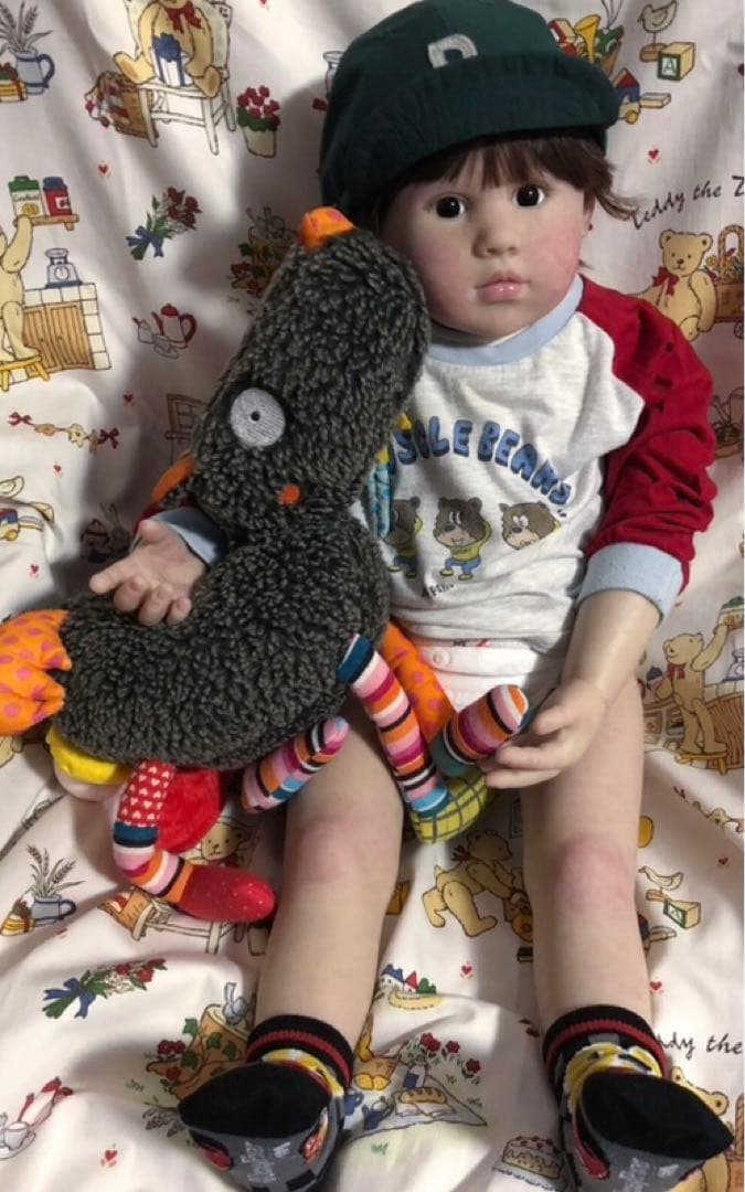 グラスアイ　男の子　トドラー　リボーンドール☆彡