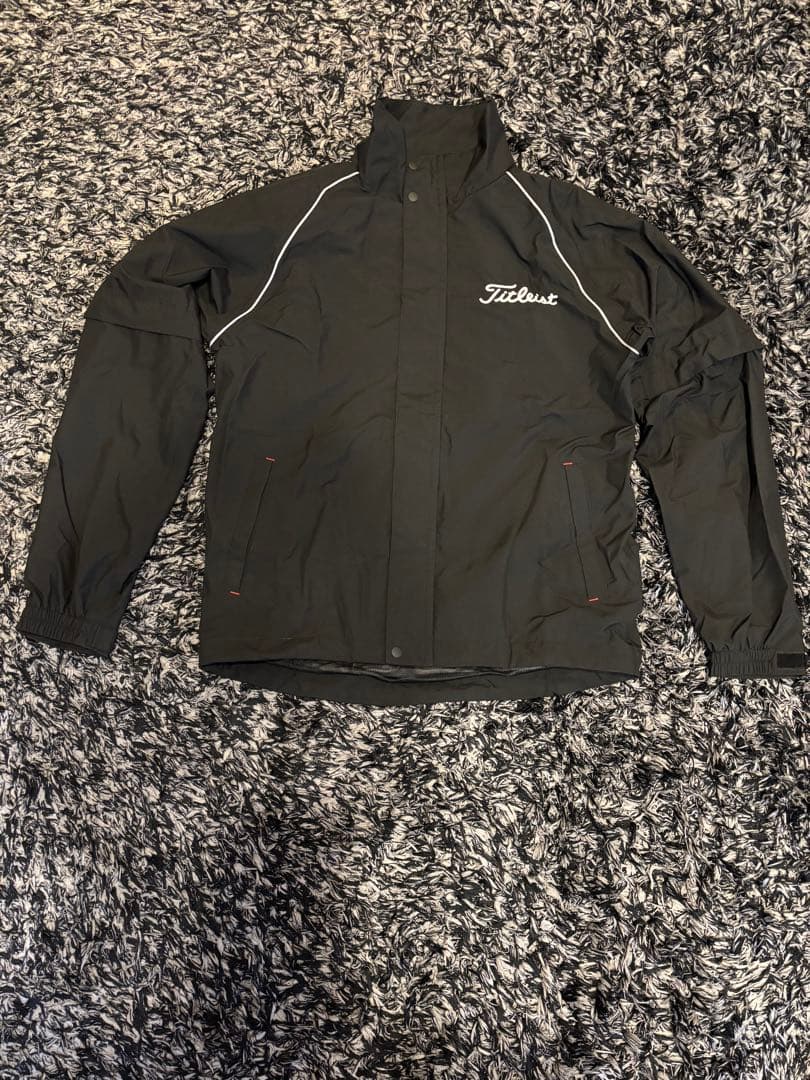 ♦︎Titleist レインウェアセットアップ ブラック Lサイズ 美品♦︎