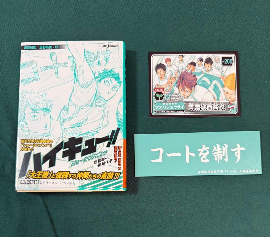 ハイキュー!! ショーセツバン!! 文庫版全巻セット＋初版特典栞