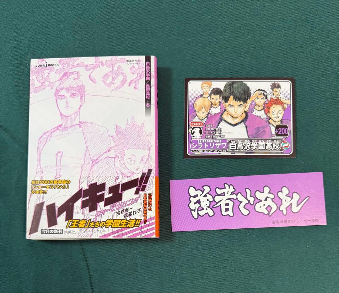 ハイキュー!! ショーセツバン!! 文庫版全巻セット＋初版特典栞