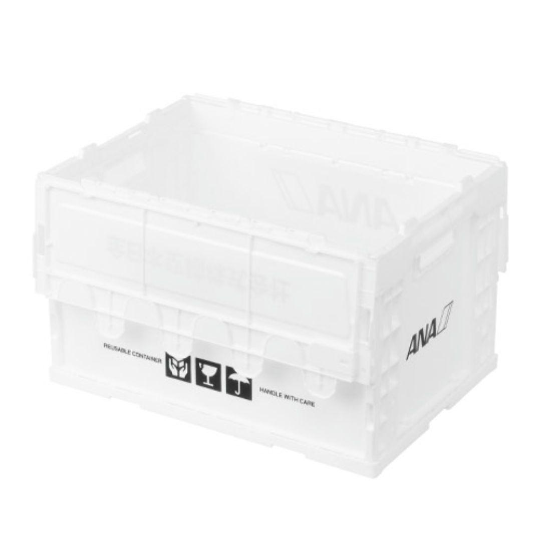 ANA　FOLDABLE CONTAINER折り畳みコンテナー（ホワイト）1個