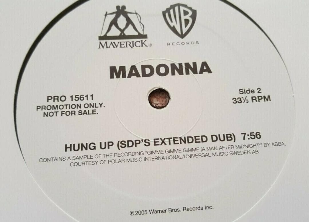 マドンナ　HUNG UP - SDP's Extended Dub　貴重12”