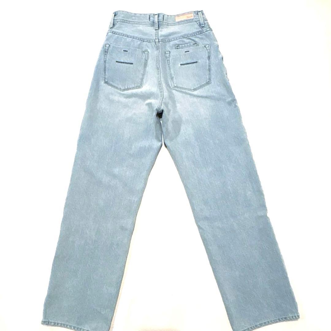 【美品】YANUK ヤヌーク LEA レア ワイドデニム ハイウエスト 25