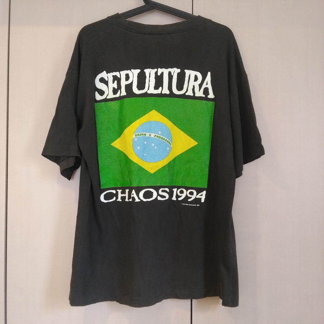 【K】Sepultura Tシャツ 94年購入 Lサイズ ブラック　90s