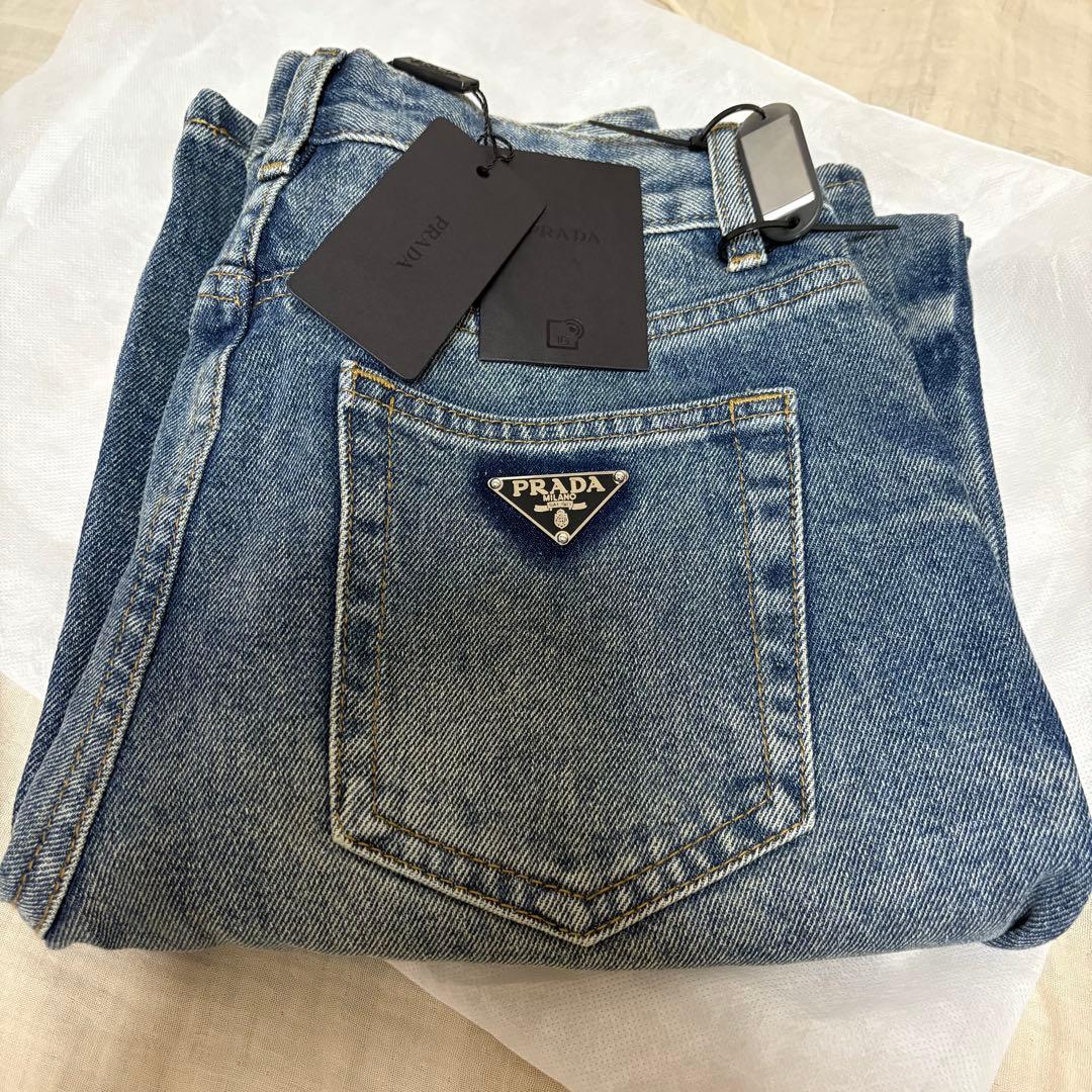 PRADA トライアングルロゴ5ポケット デニム