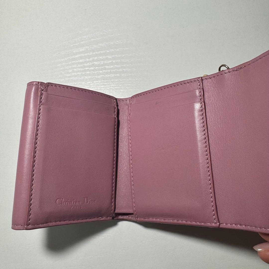 あさん専用　Lady Dior Lotus ロータス　ウォレット　ピンク