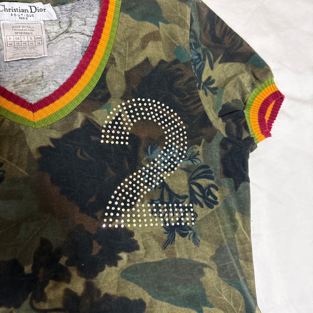 Christian Dior ガリアーノ期　カモフラージュ柄 Tシャツ