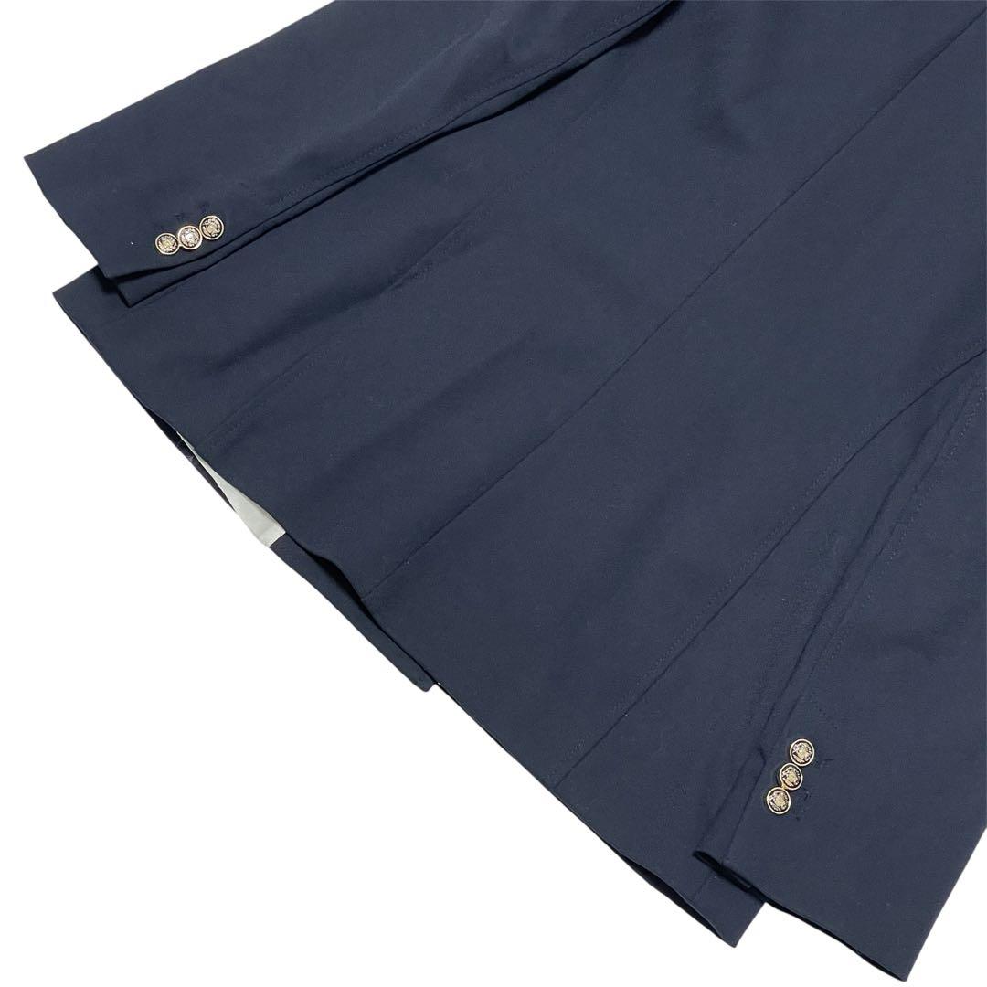 新品 ZARA ザラ 紺ブレ ダブルブレストブレザー 金ボタン 濃紺 ジャケット