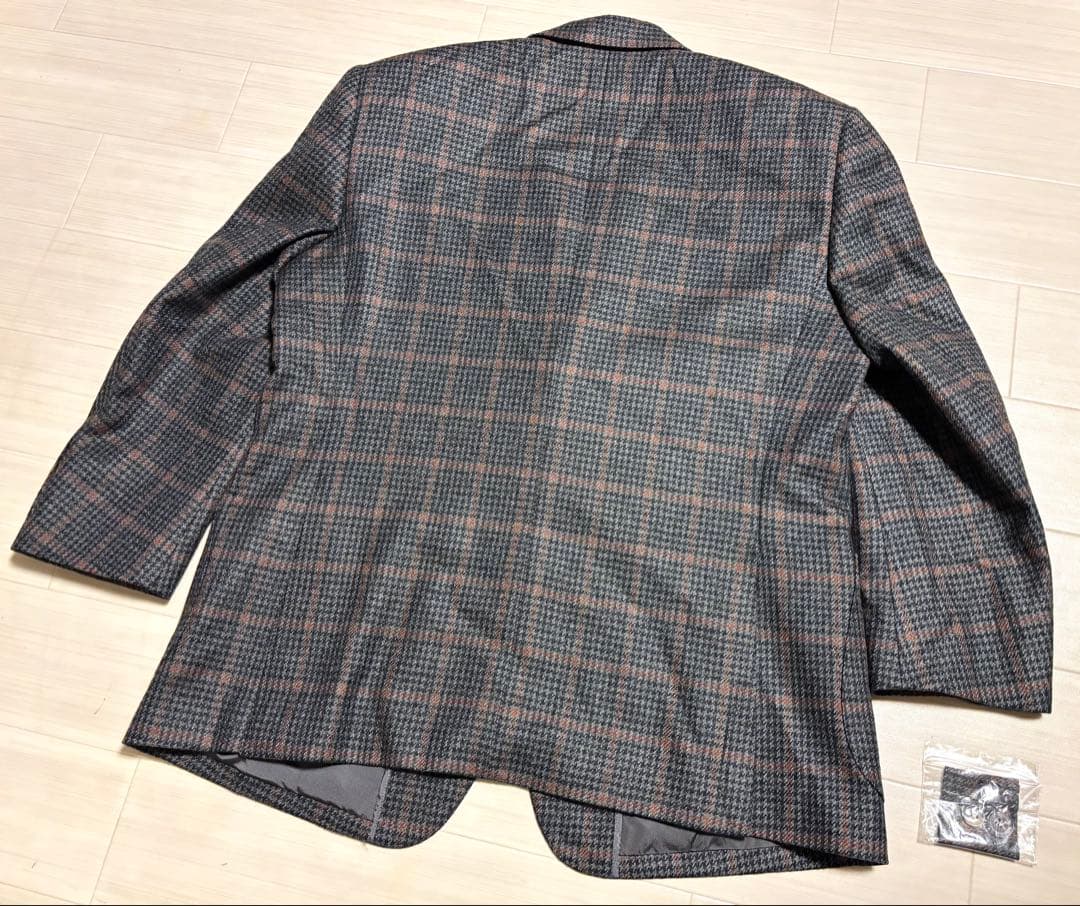 未使用 DAKS ダックス メンズ ジャケット ブレザー 羊毛 カシミヤ BB3